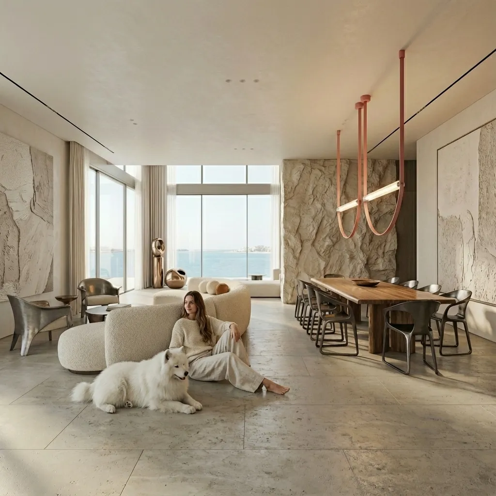 Luxury Living Room Interior Design Dubai